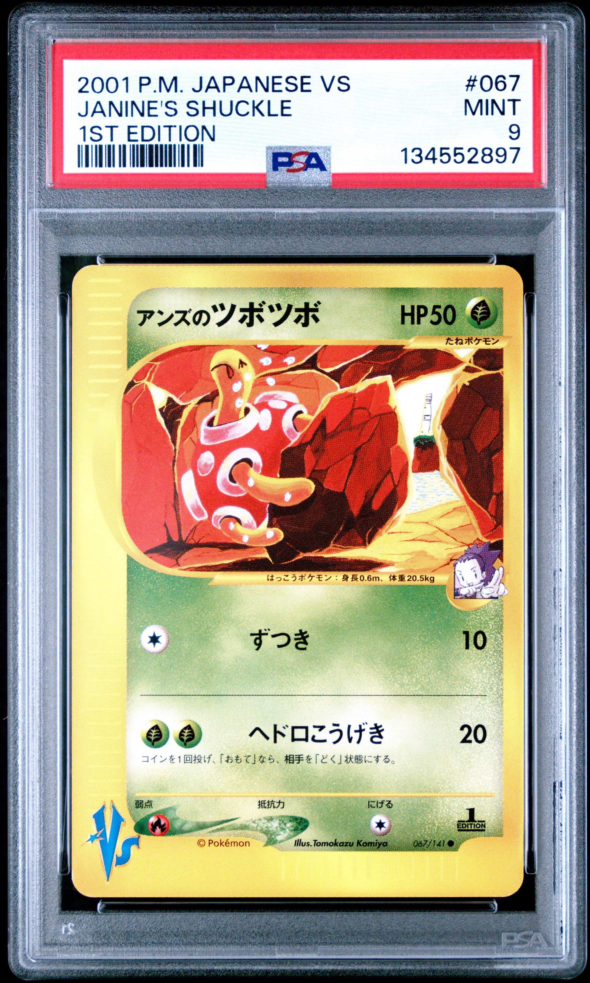 アンズのツボツボ ● :1ED [VS 067/141](ハーフデッキ「リーダーズポケモン 水炎・草雷・闘超&劇場限定版」)