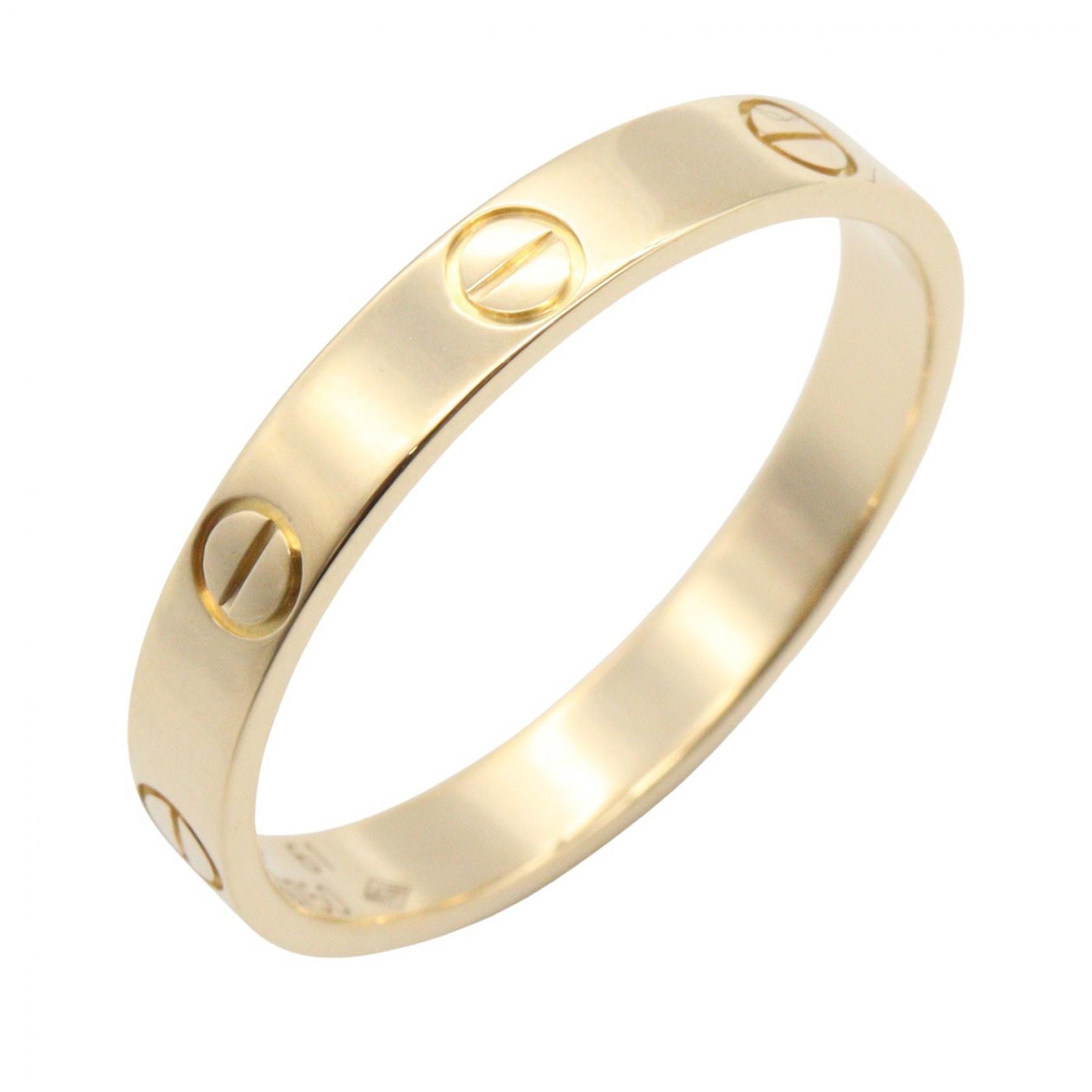 カルティエ CARTIER ミニラブリング リング・指輪 ジュエリー K18(イエローゴールド) メンズ レディース ゴールド系 B4085061 【中古】