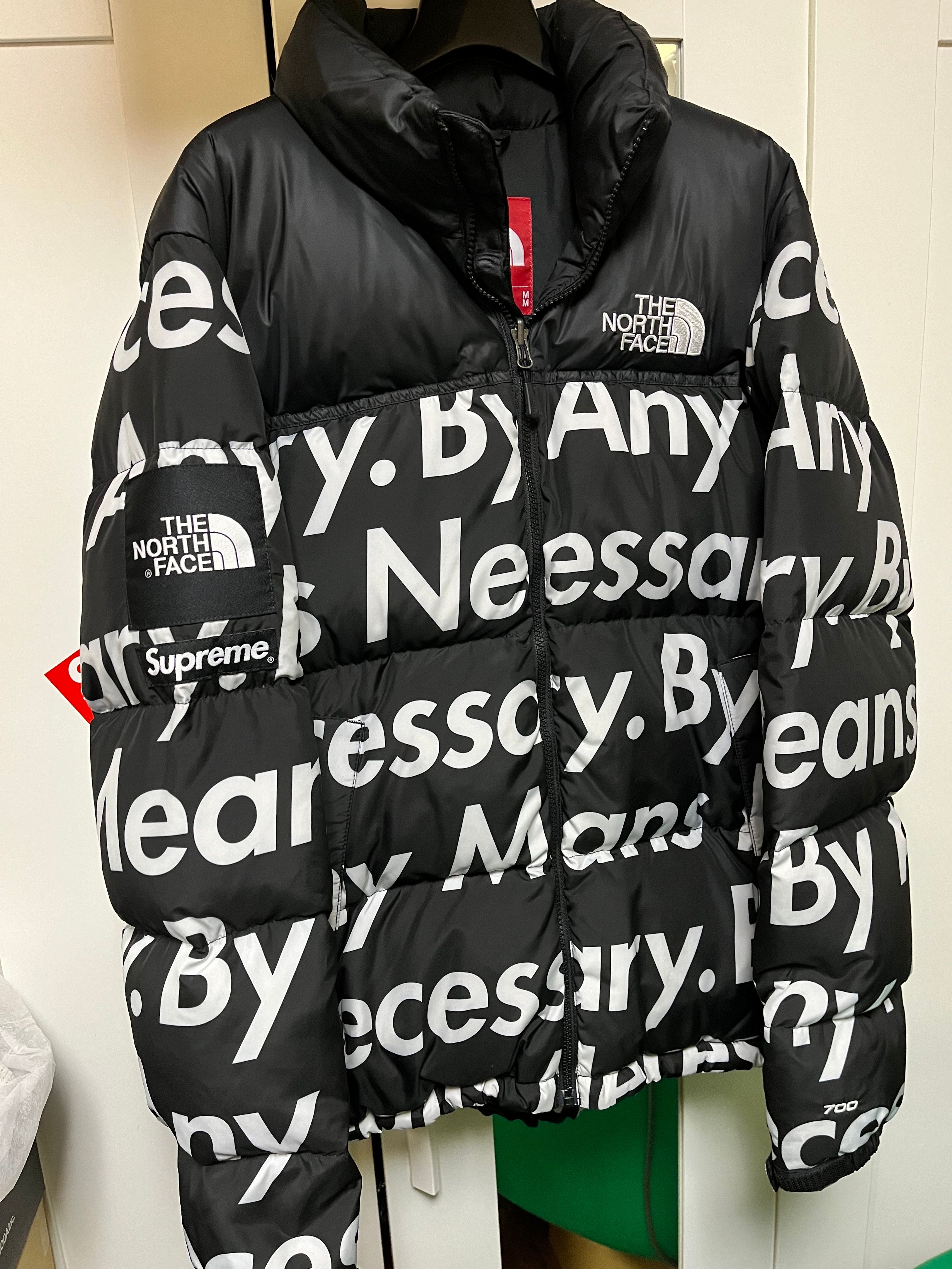Supreme x The North Face By Any Means Nuptse Jacket "Black"