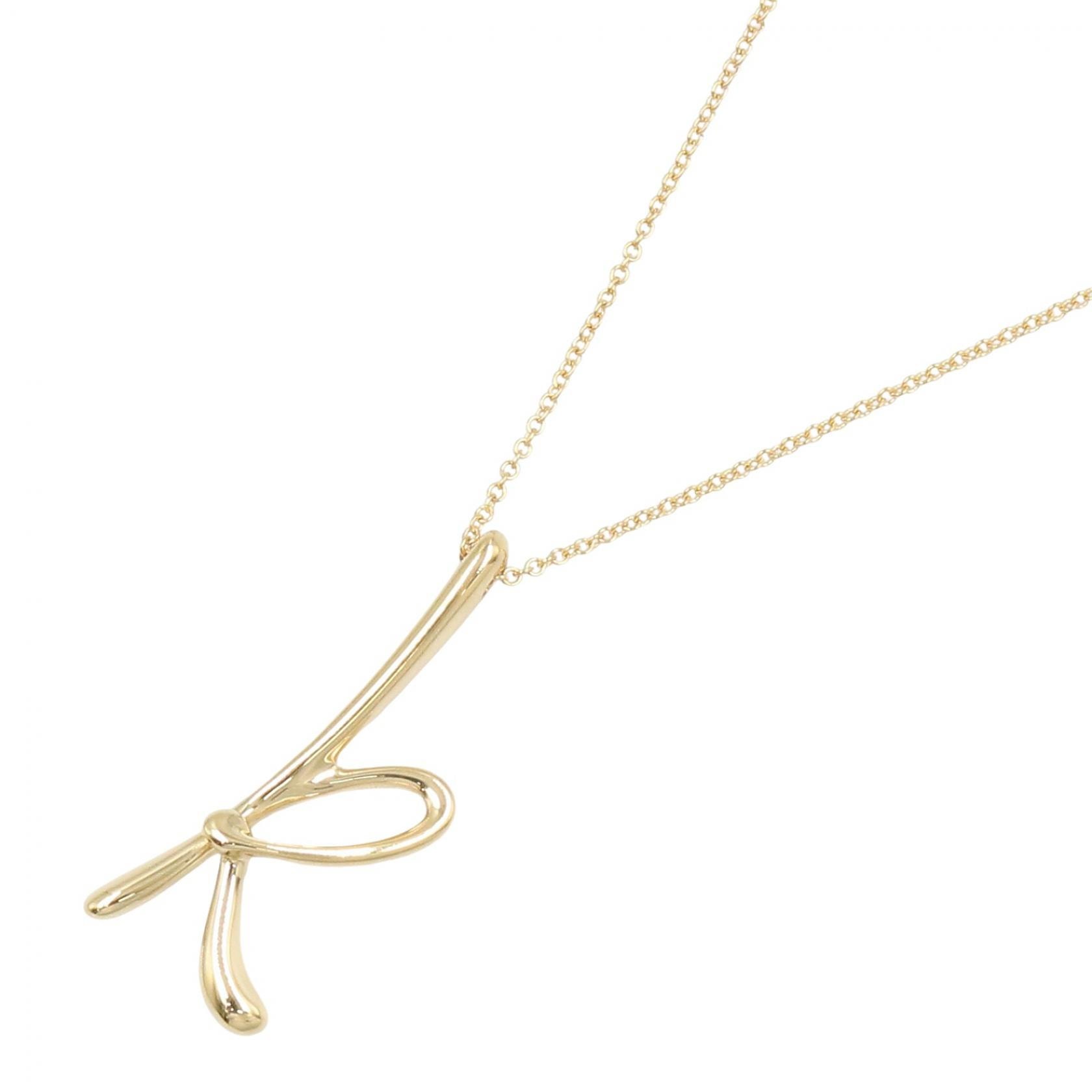 C (やや傷や汚れあり)】ティファニー TIFFANY＆CO イニシャルK レター