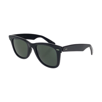 Ray-Ban レイバン ヴィンテージ ボシュロム WAYFARER ブラック ダークグリーン プラスチック サングラス メガネ 男女兼用 ウェリントン 602105 【中古】
