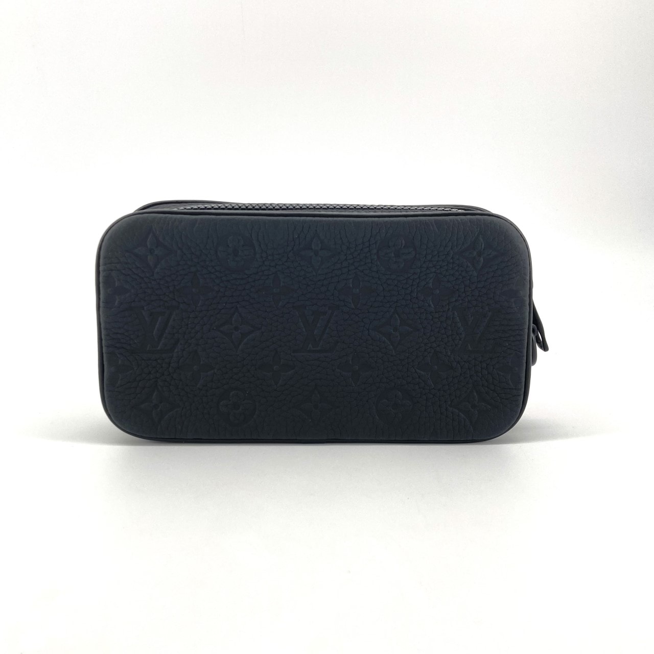 LOUIS VUITTON(ルイ・ヴィトン) ポシェットヴォルガ トリヨンレザー オレンジプラスチックチェーン M53550 クラッチバッグ ブラック