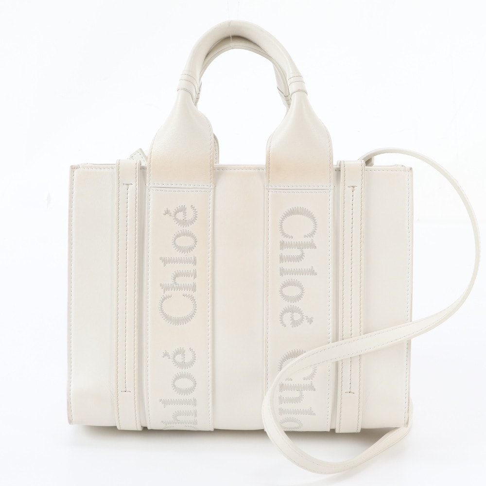 ■美品 クロエウッディ ショルダーバッグ レザー