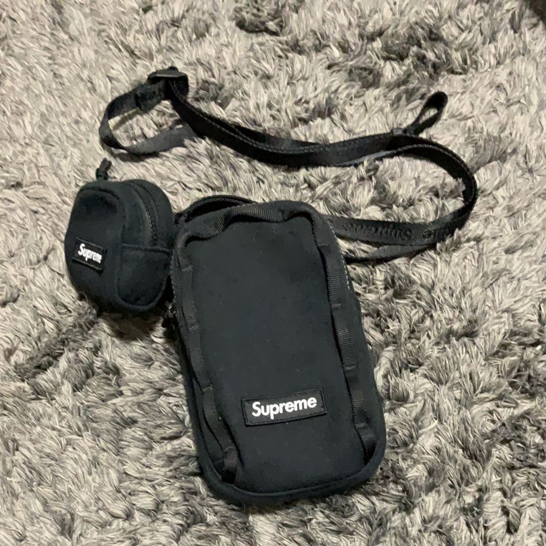 Supreme 25SS Camera Bag + Mini Pouch "Black"