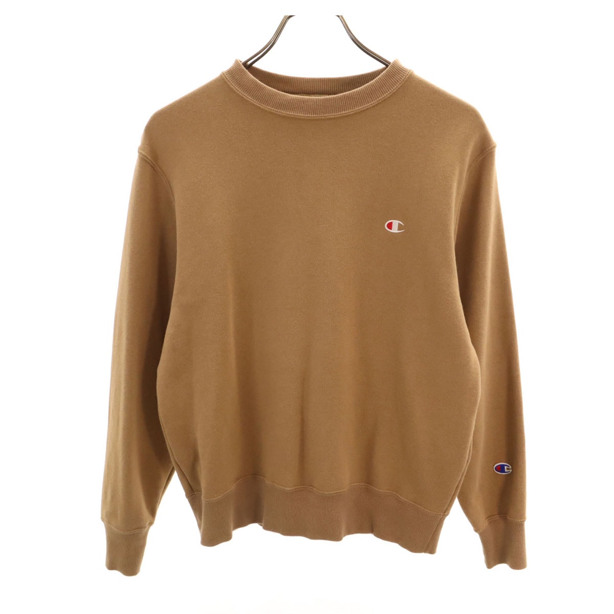 Champion チャンピオン 長袖 スウェット トレーナー S ベージュ系