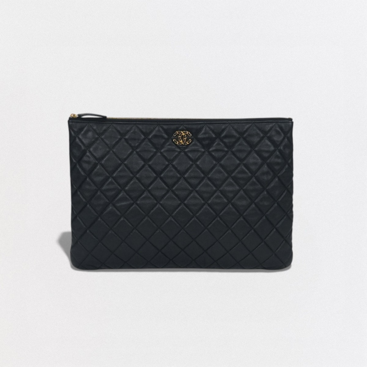 シャネル CHANEL マトラッセ バッグ クラッチバッグ セカンドバッグ ラムスキン ブラック Black 黒 ゴールド金具