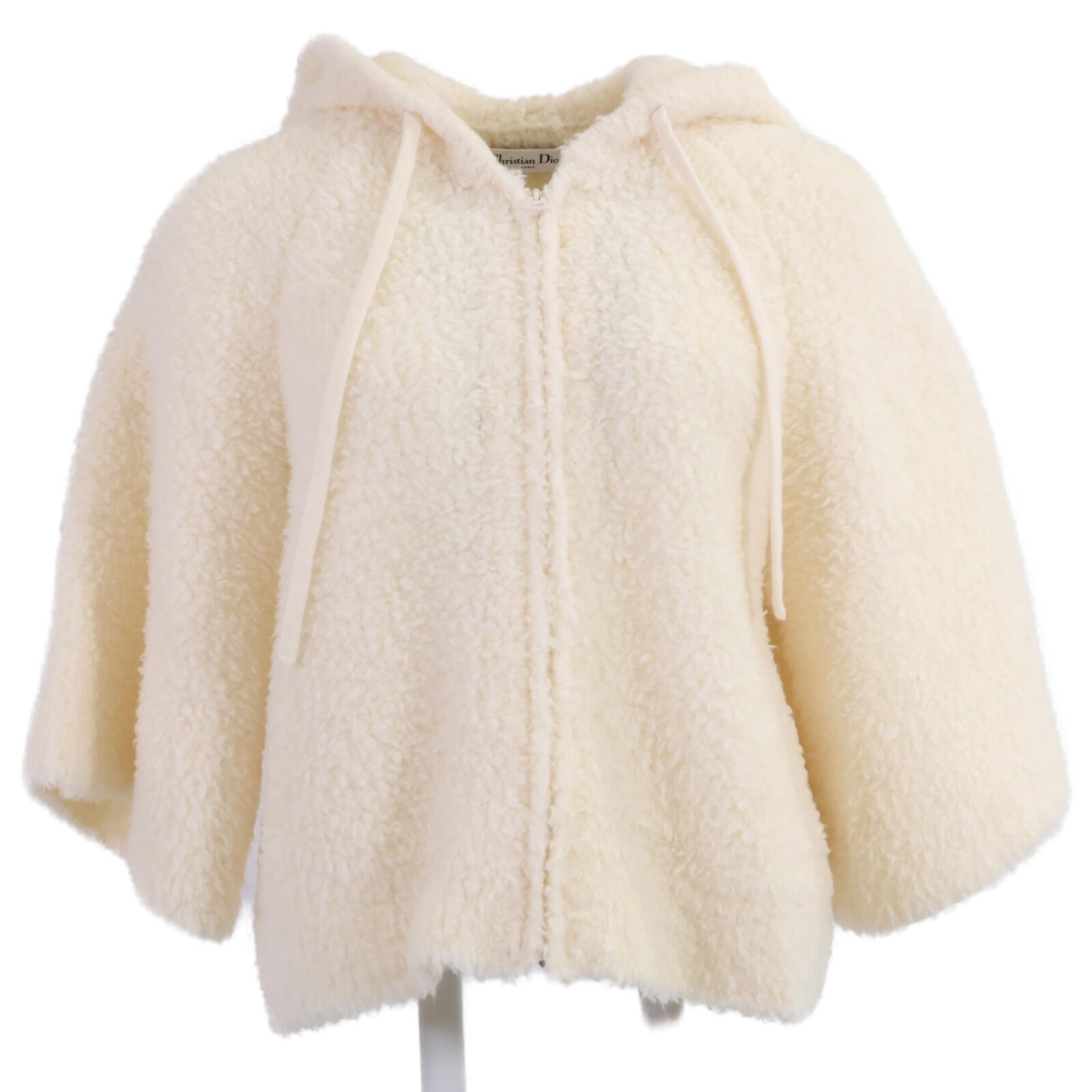 クリスチャンディオール 【美品/国内正規】254G29AM114 J ADIOR 8 ウール ジップアップ フーディボアジャケット 34