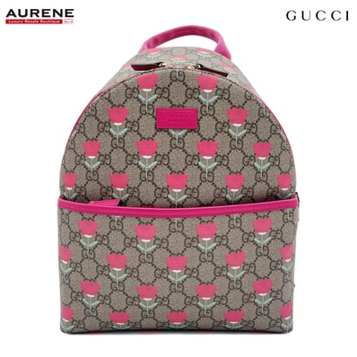 GUCCI グッチ チルドレン チューリップ リュック・デイパック
フラワー GGスプリーム 782708 コーティングキャンバス ブラウン ユニセックス
【中古】