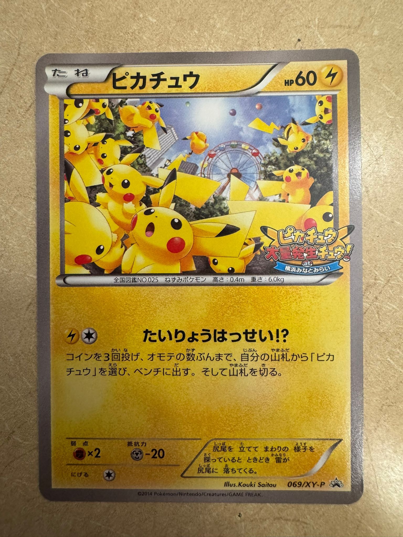 ピカチュウ: プロモ[XY-P 069/XY-P](プロモーションカード「XY-P」)の