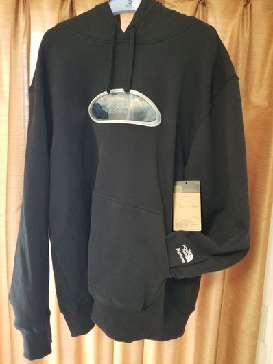 Supreme x The North Face Lenticular Mountains Hooded Sweatshirt "Black"