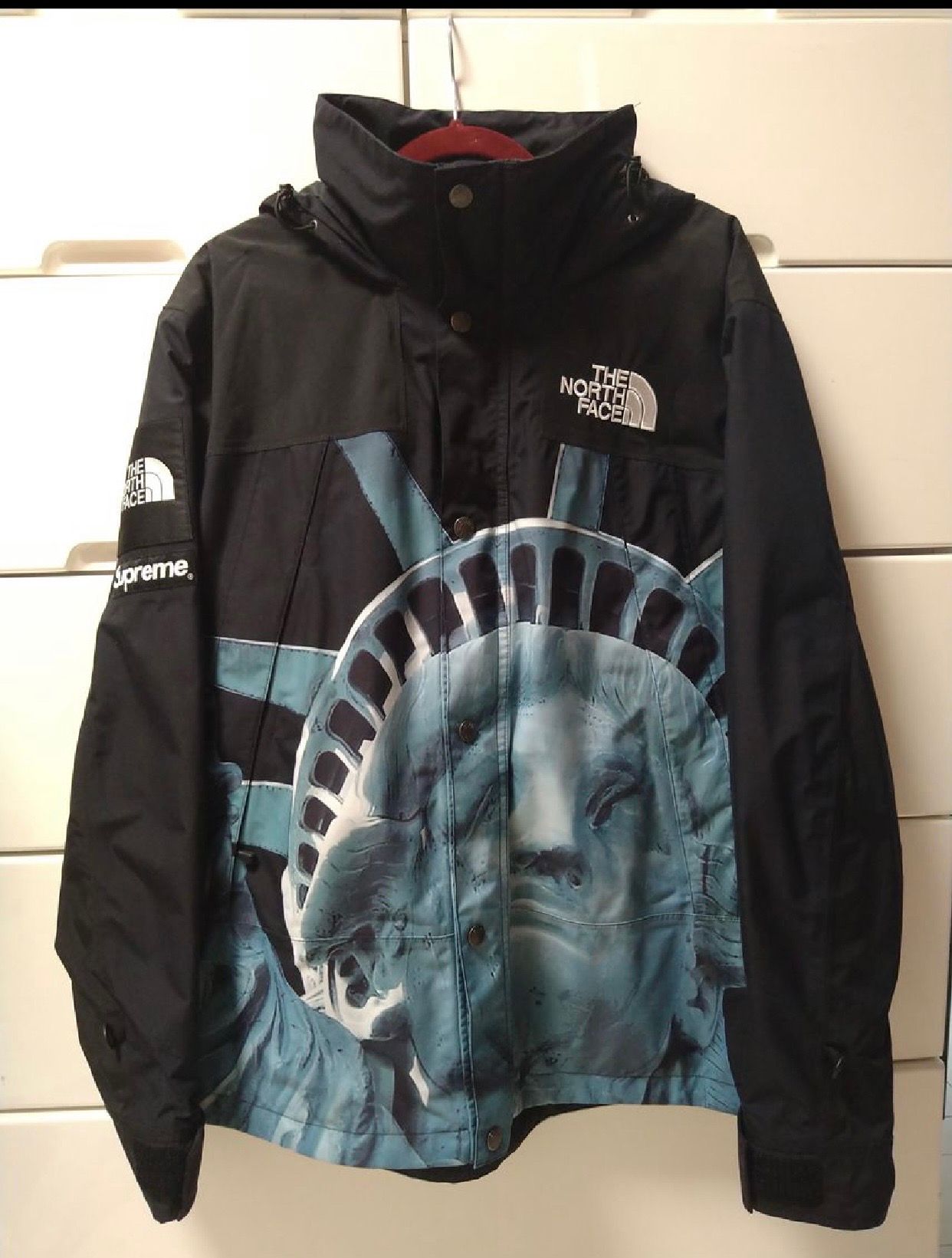 Supreme x The North Face Statue of Liberty Mountain Jacket "Black"