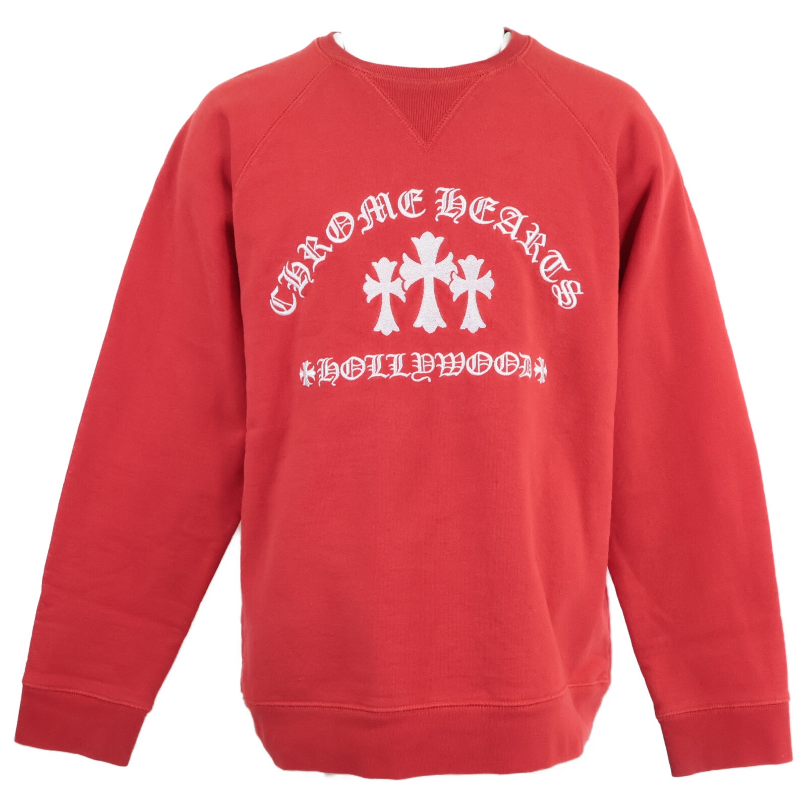 Chrome Hearts Triple Cross Logo Sweatshirt "Red"