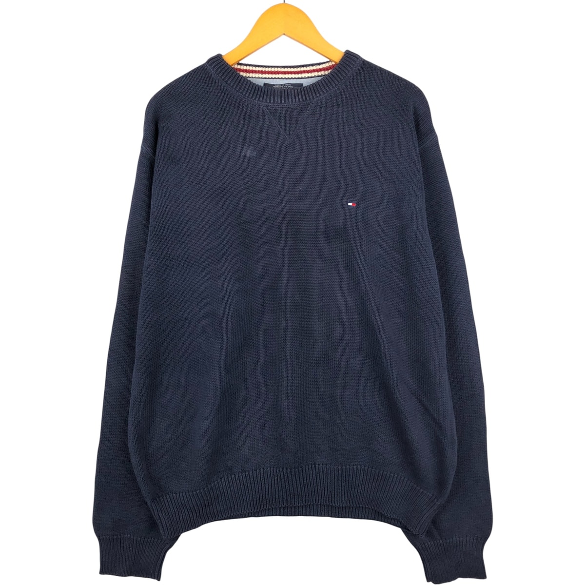 古着 90年代~ トミーヒルフィガー TOMMY HILFIGER コットンニットセーター メンズXL相当 ヴィンテージ/eaa604058