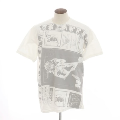 【中古】シュプリーム Supreme 2024年春夏 Collage Tee コットン クルーネック 半袖Tシャツ ホワイト【サイズL】【メンズ】