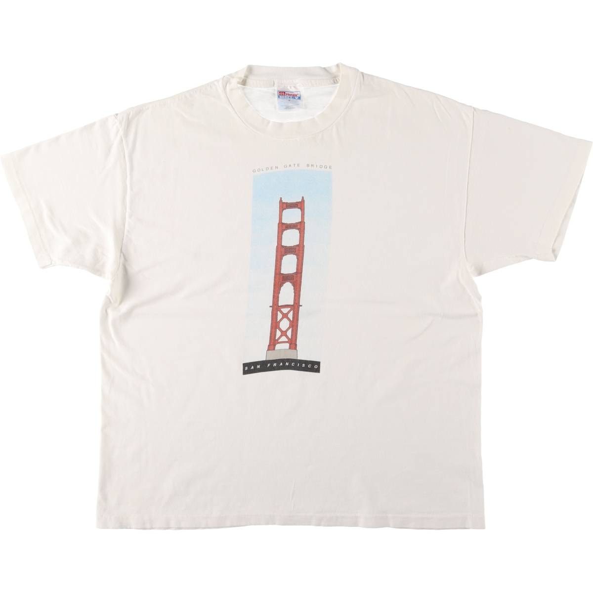 古着 90年代 ヘインズ Hanes プリントTシャツ USA製 メンズXL相当 ヴィンテージ/eaa563830