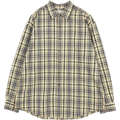 古着 80-90年代 エルエルビーン L.L.Bean 長袖 チェックシャツ メンズL相当/eaa673035