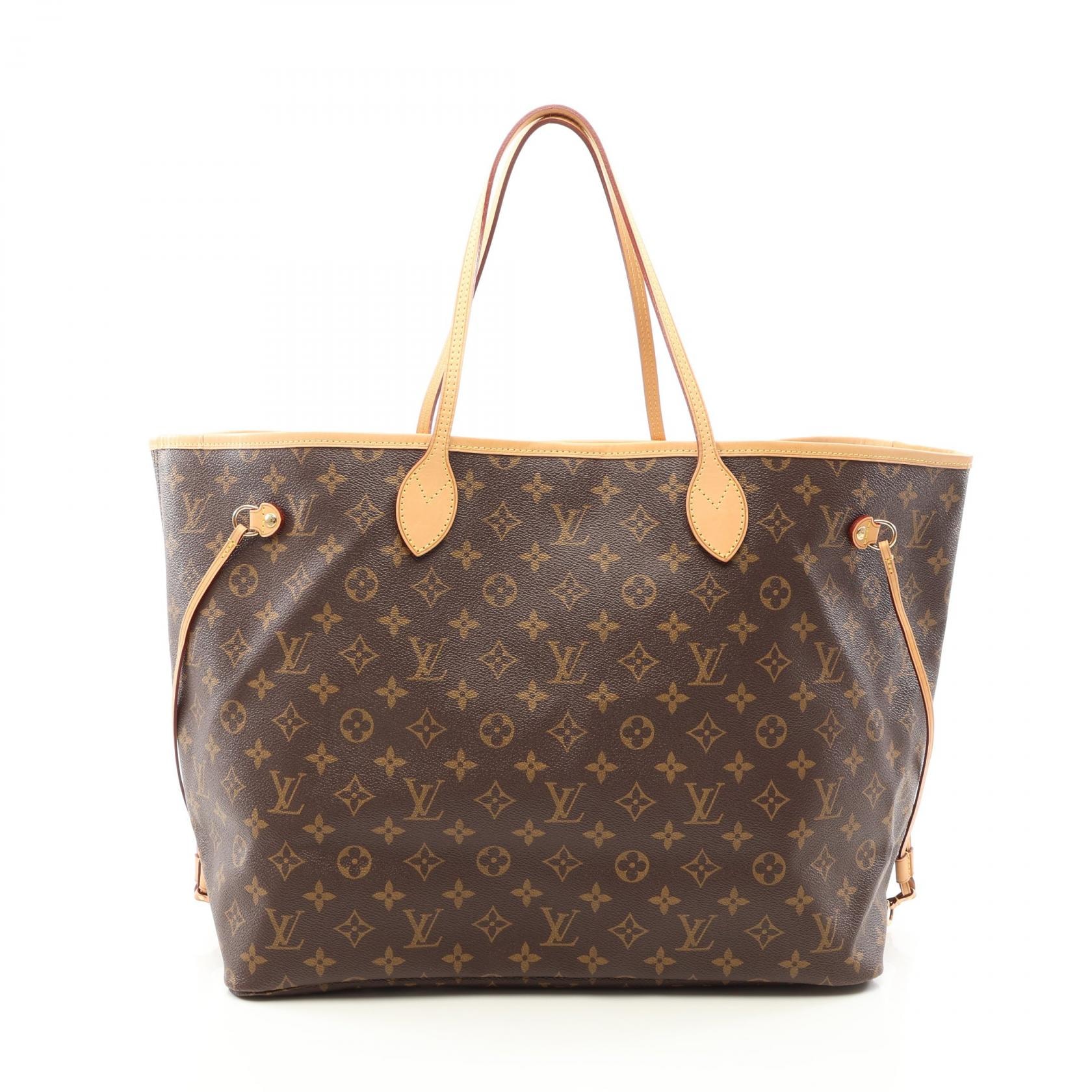 ルイ・ヴィトン LOUIS VUITTON ネヴァーフルGM モノグラム トートバッグ バッグ PVCコーティングキャンバス レザー モノグラム レディース ブラウン系 M40157 【中古】