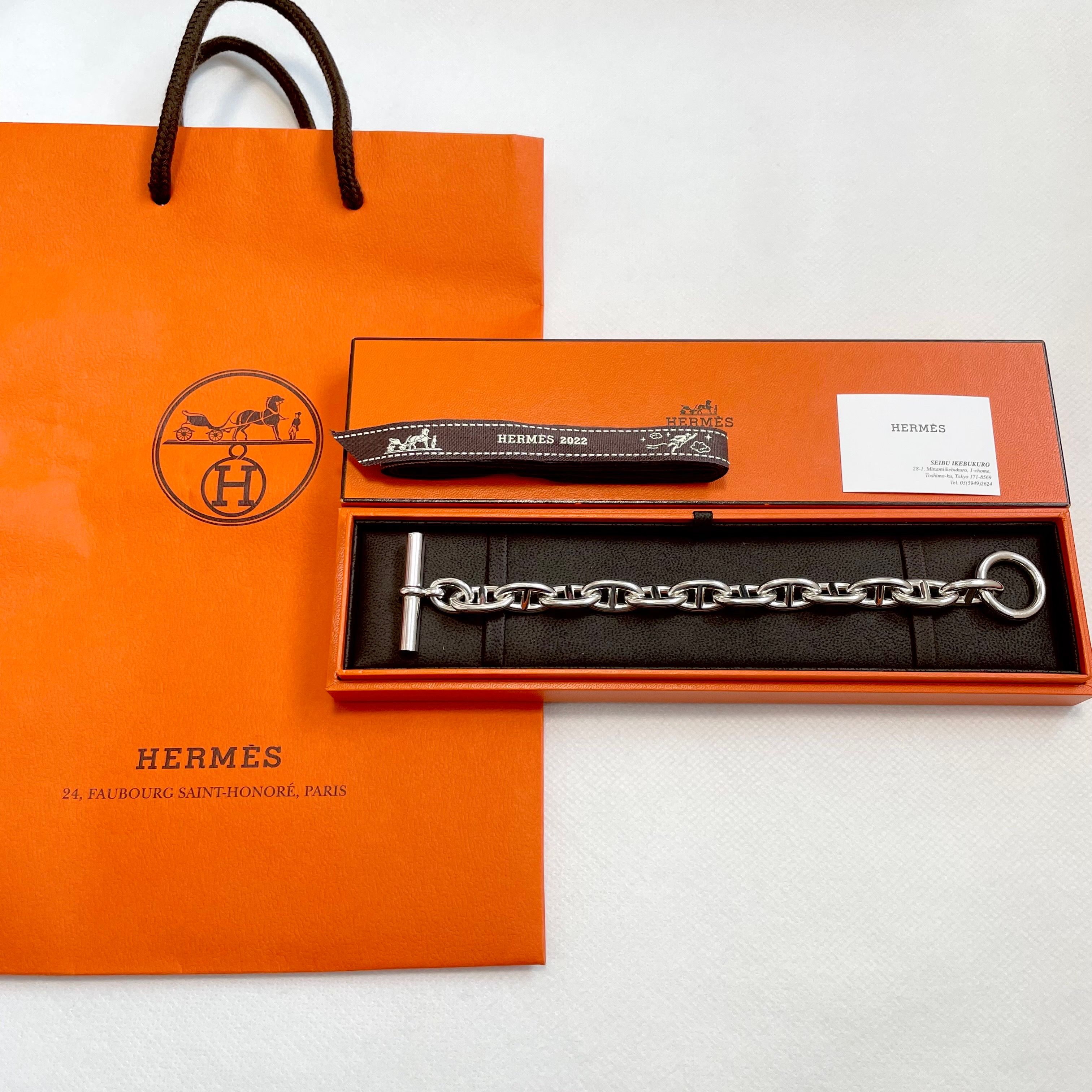 Hermes Chaine D'ancre GM Bracelet "Silver"