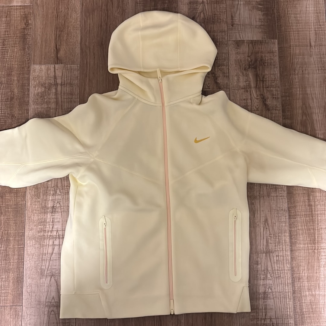 Nike x Drake NOCTA Tech Fleece Full-Zip Parka "Citron Tint"