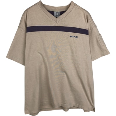 古着 ナイキ NIKE Vネック ロゴTシャツ メンズL相当 ヴィンテージ/eaa639263
