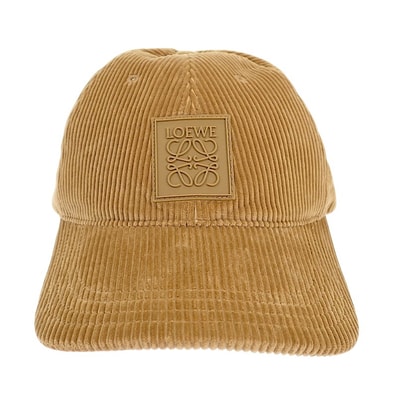 ロエベ アナグラム パッチ キャップ コーデュロイ【中古】【Aランク】