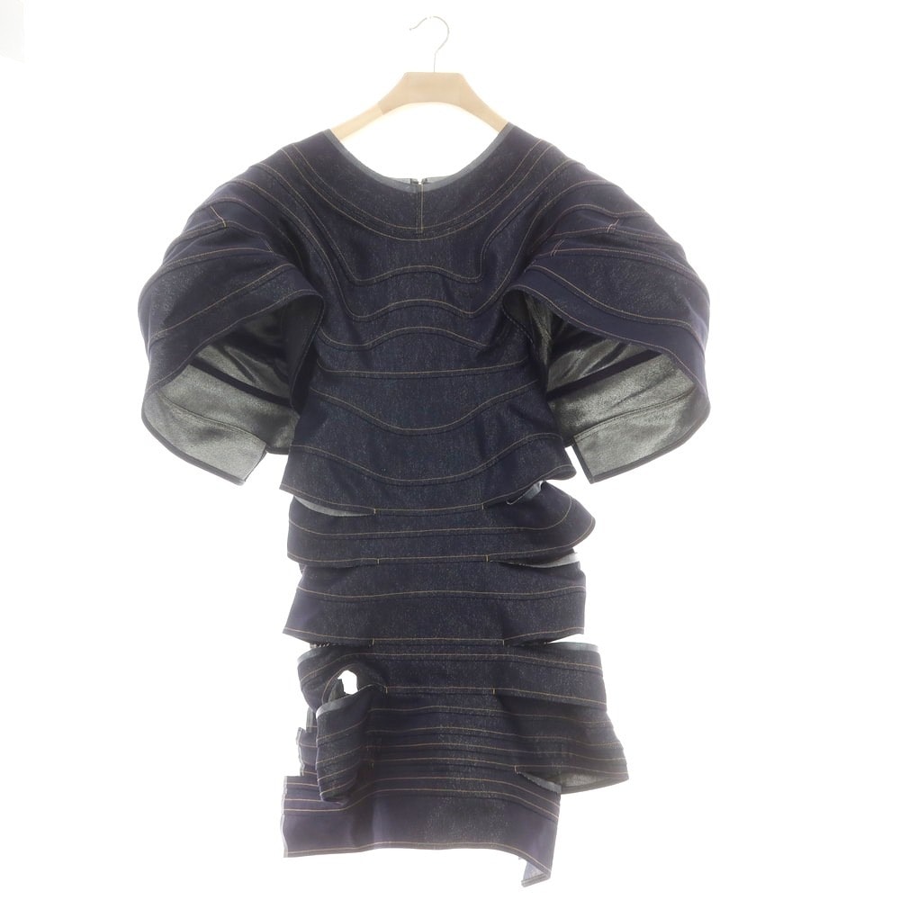 【中古】ジュンヤワタナベ JUNYA WATANABE 2025年春夏 デニム ワンピース ネイビー【サイズS】【レディース】