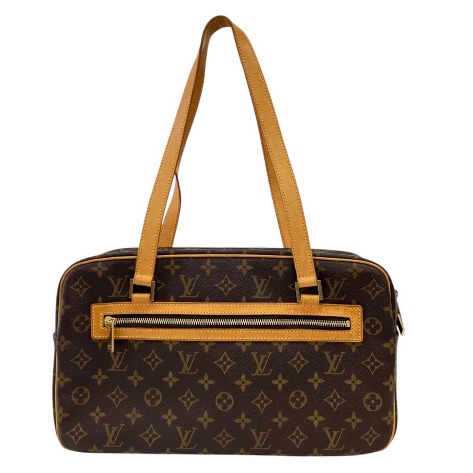 ルイヴィトン シテGM モノグラム ショルダーバッグ モノグラムキャンバス M51181 ブラウン レディース LOUIS VUITTON 中古