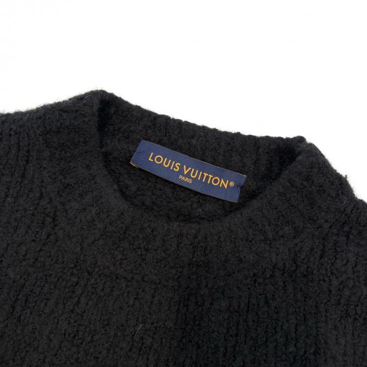 C (やや傷や汚れあり)】LOUIS VUITTON ニット プルオーバー ロゴ