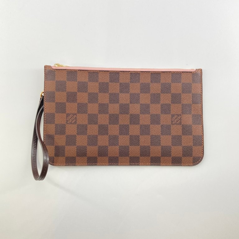 LOUIS VUITTON(ルイ・ヴィトン) ダミエ ネヴァーフル用ポーチ バッグインバッグ 付属品 ポーチ ブラウン