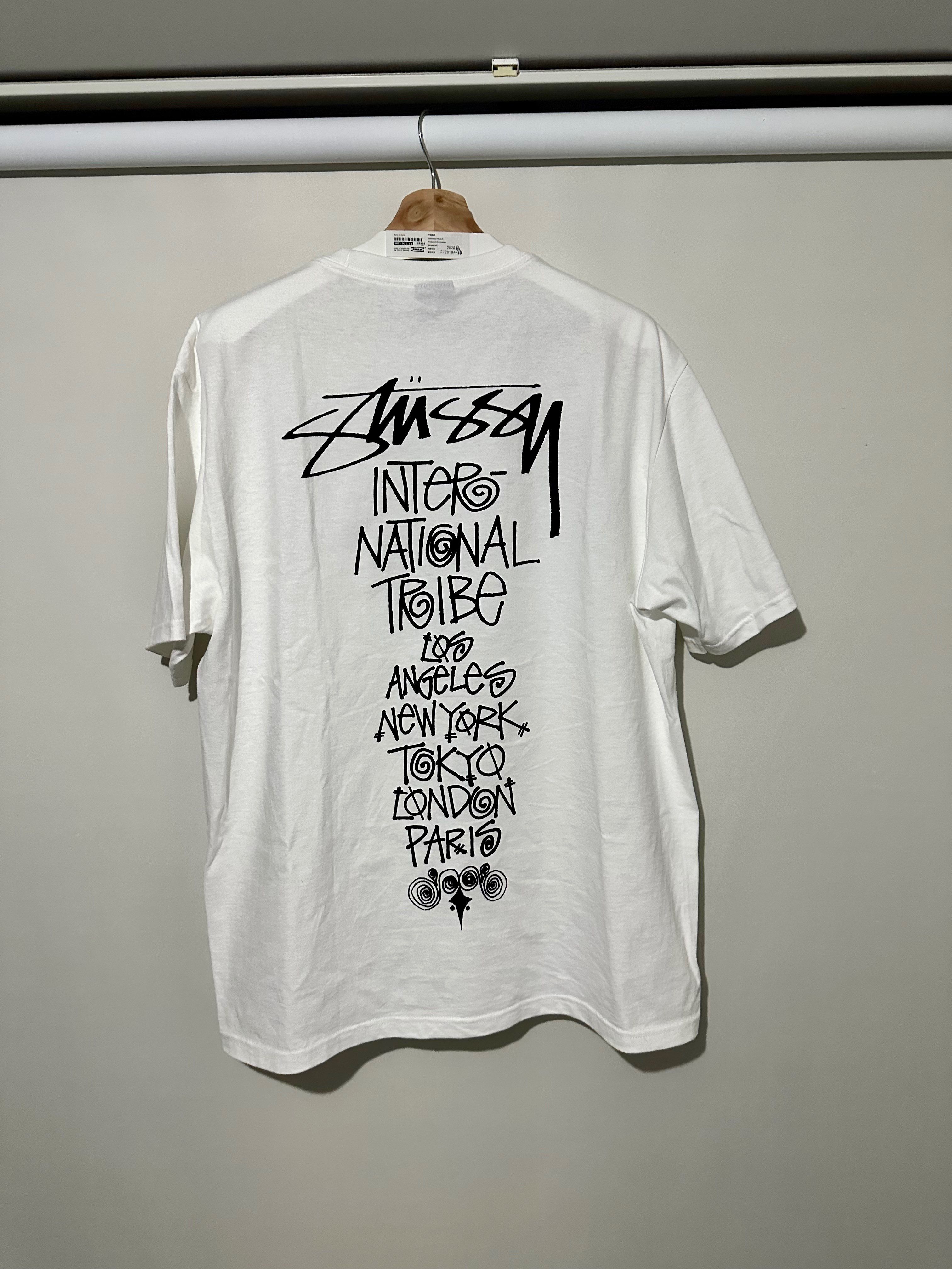 Stussy Tribe Stack Tee "White"