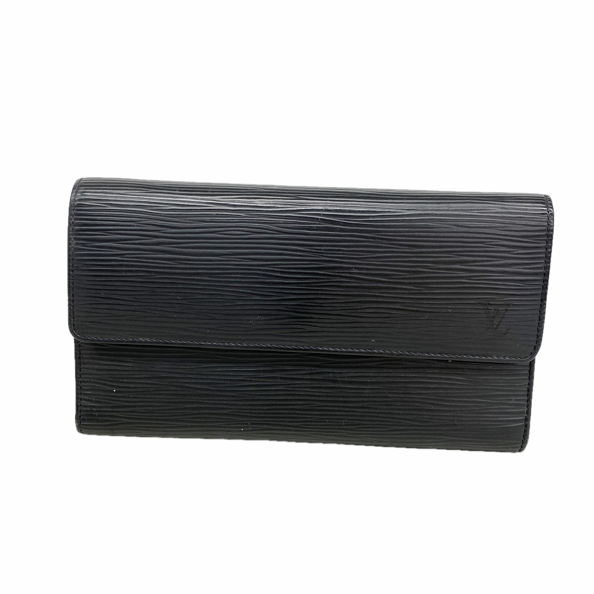 Louis Vuitton Epi Porte Tresor International "Noir"