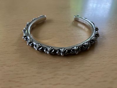 Chrome Hearts Cross Band Bangle "Silver"