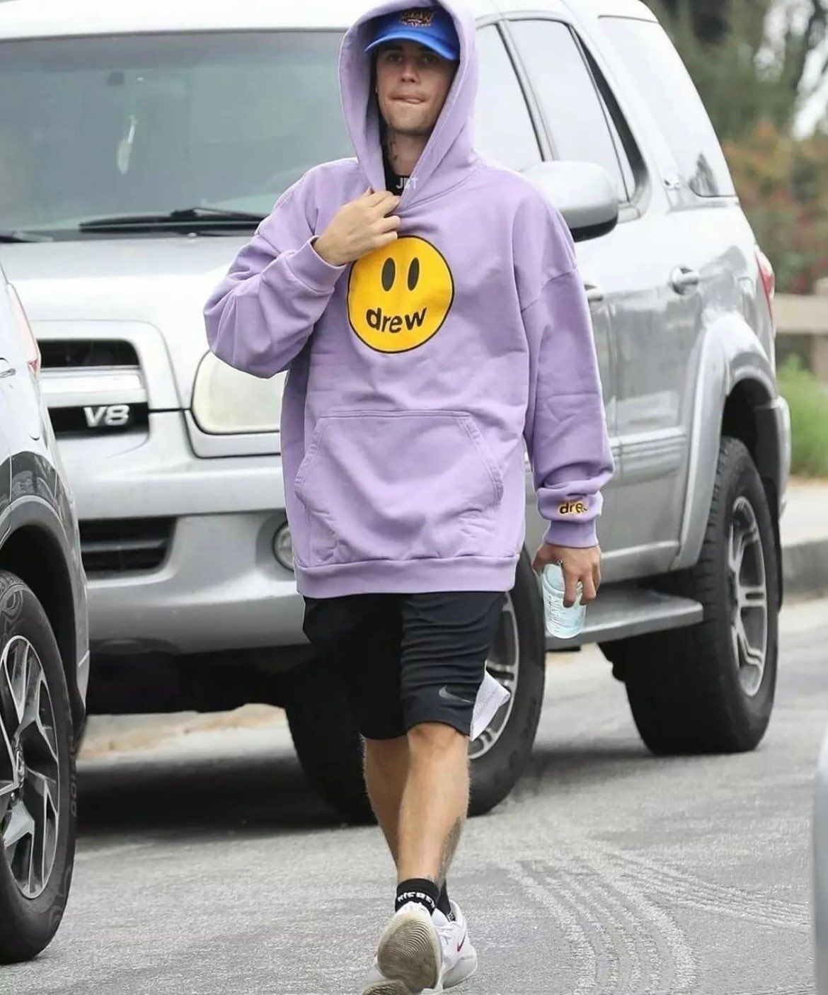 drew house secret deconstructed hoodie "Lavender"