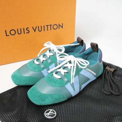 ■美品■2025年製■LOUIS VUITTON ルイ・ヴィトン LV スニーカリーナ スニーカー サイズ35 靴 イタリア製 ブランド古着【中古】20260619/RA9714