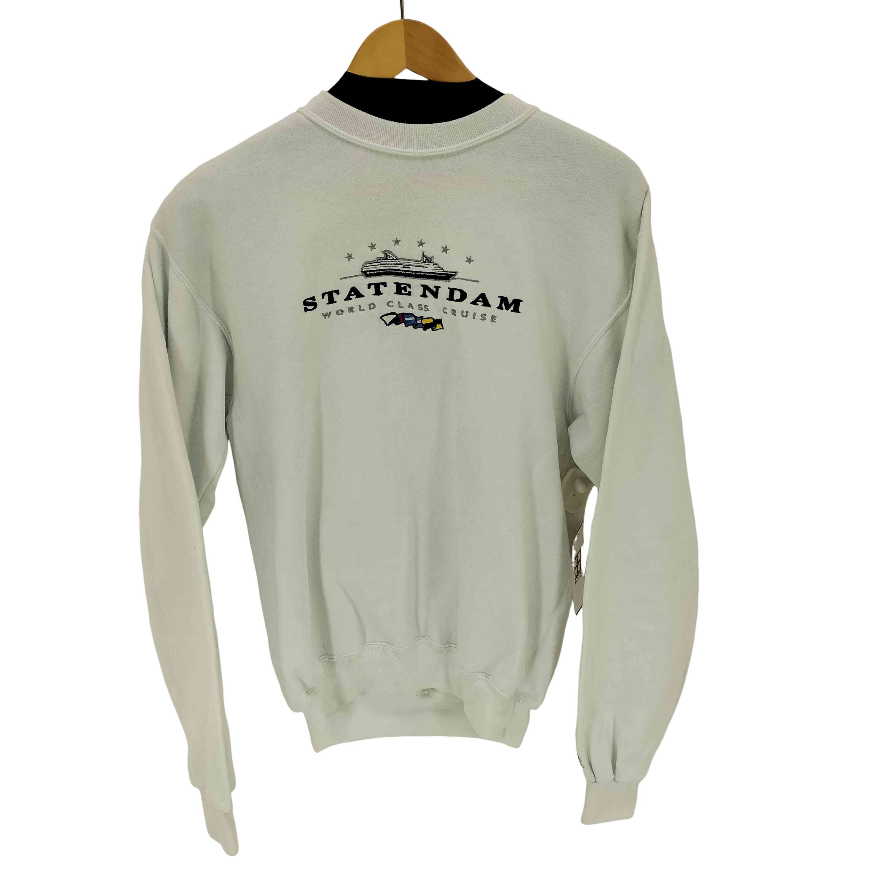 刺繍クルーネックスウェット【1142499188612】