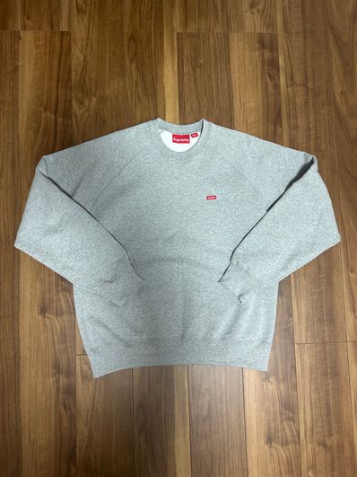 Supreme Small Box Raglan Crewneck "Heather Grey"