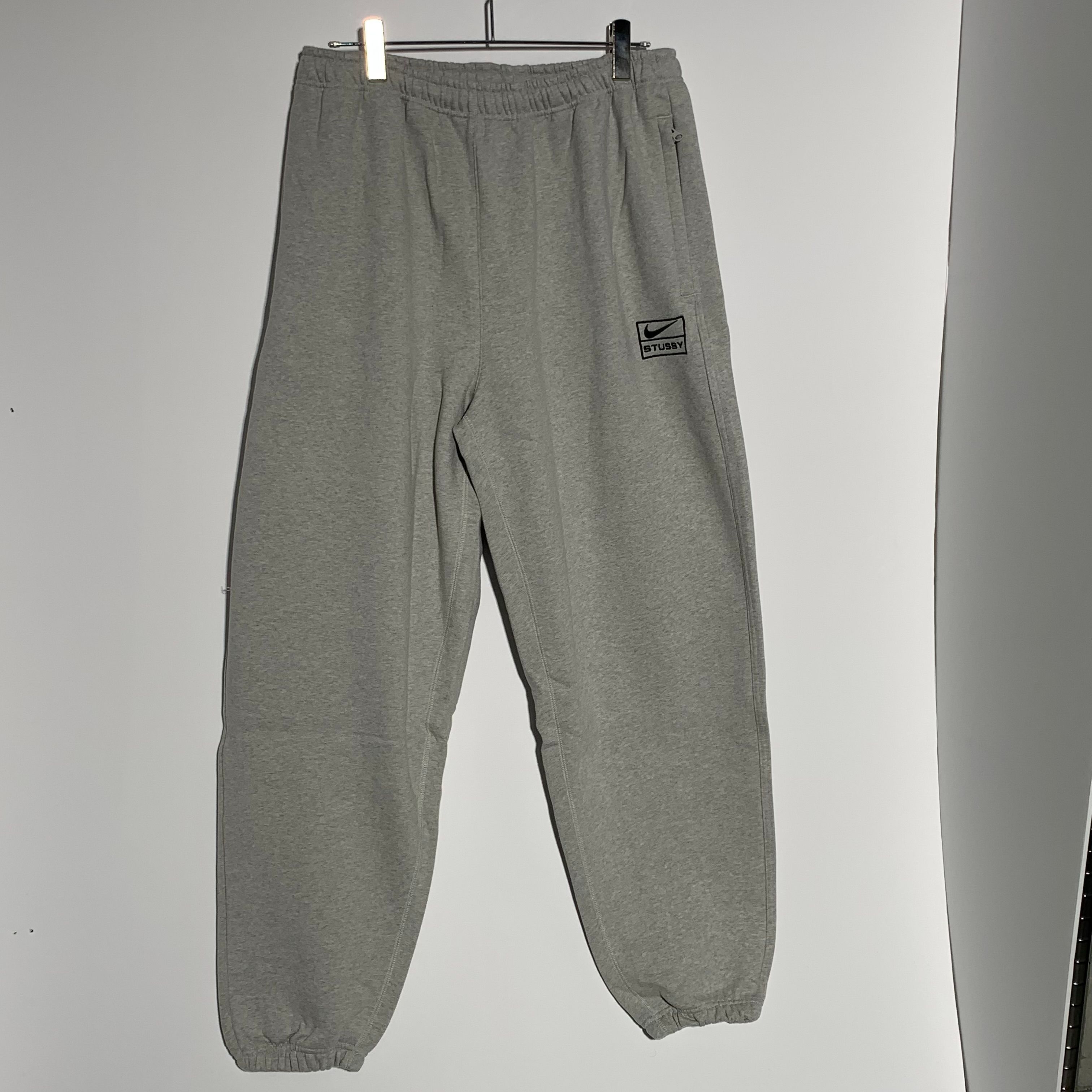 Stussy x Nike Fleece Pant "Grey Heather" (US Size) FN5231-050