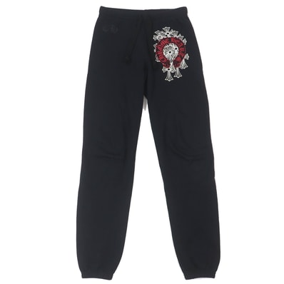 Chrome Hearts Cemetery Cross Horseshoe Sweatpants "Black"