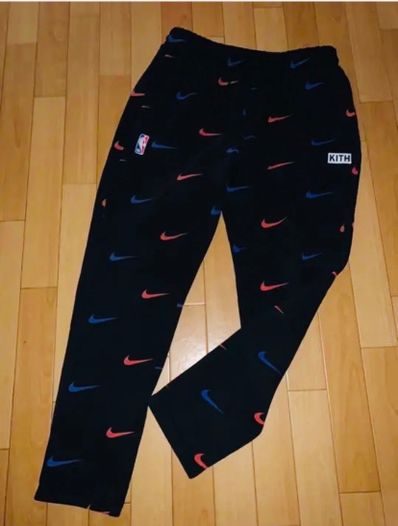 KITH Nike for New York Knicks AOP Fleece Pant "Black"