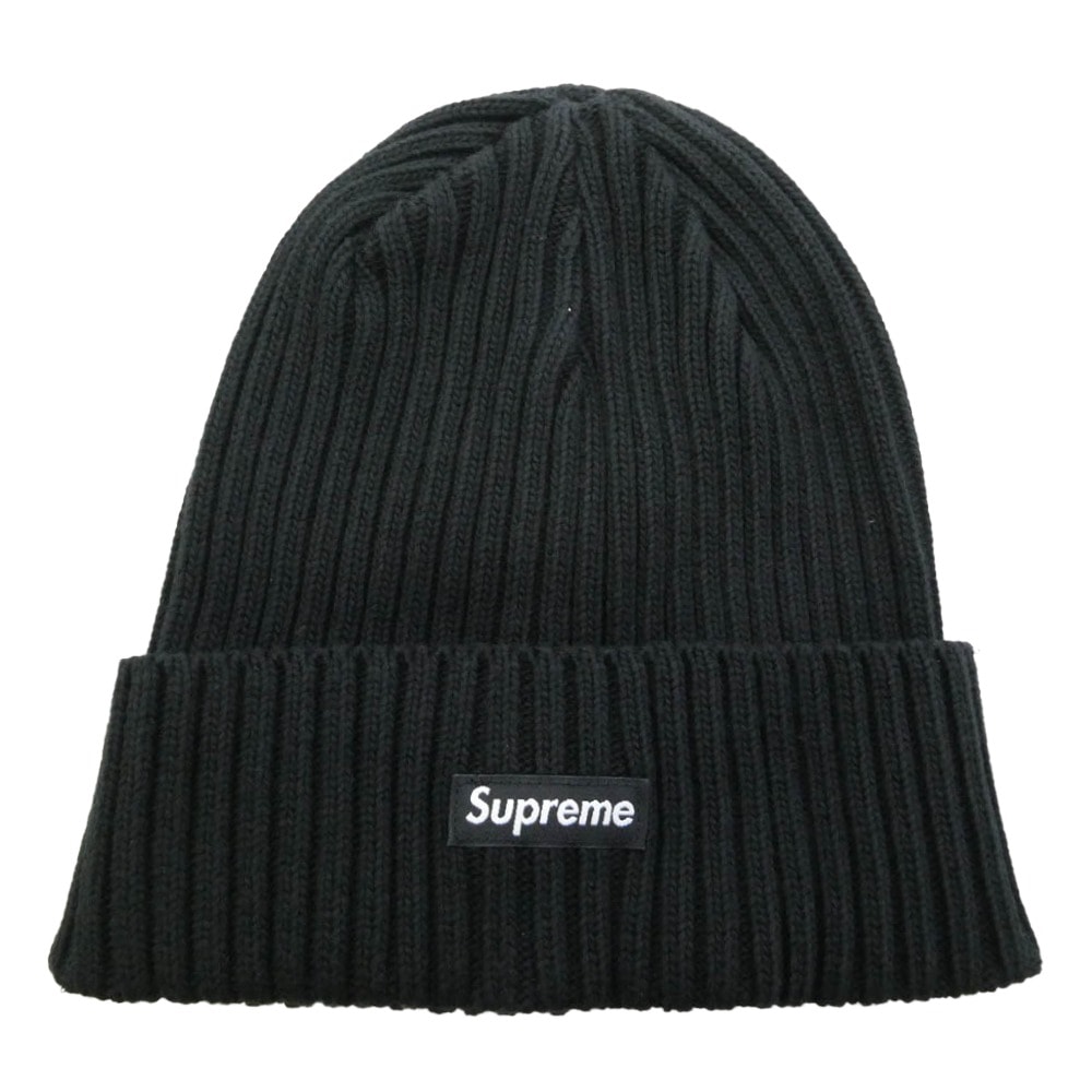 Supreme シュプリーム ニットキャップ Overdyed Beanie オーバーダイ ビーニー ニット帽 帽子 ブラック系 58cm【美品】【中古】