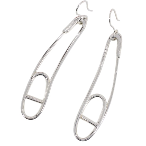 【新品】エルメス ピアス シェーヌダンクル パンク レディース ラージサイズ シルバー925 Ag925 アクセサリー ジュエリー HERMES おしゃれ エルメス ブランド 定番 人気 プレゼント ギフト