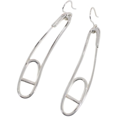 【新品】エルメス ピアス シェーヌダンクル パンク レディース ラージサイズ シルバー925 Ag925 アクセサリー ジュエリー HERMES おしゃれ エルメス ブランド 定番 人気 プレゼント ギフト