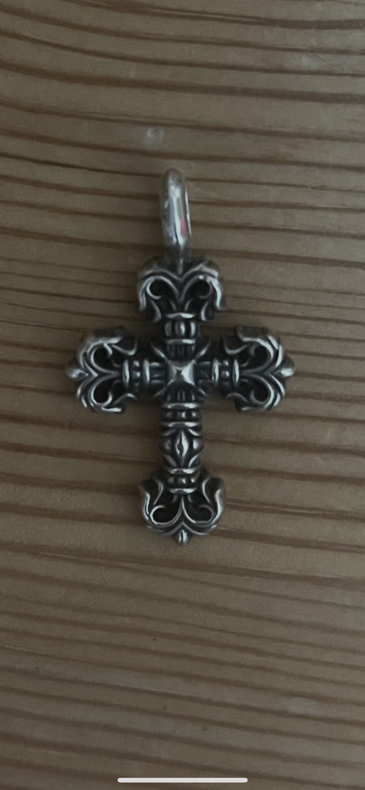 クロムハーツ タイニーフィリグリー チャーム ネックレストップ "シルバー"