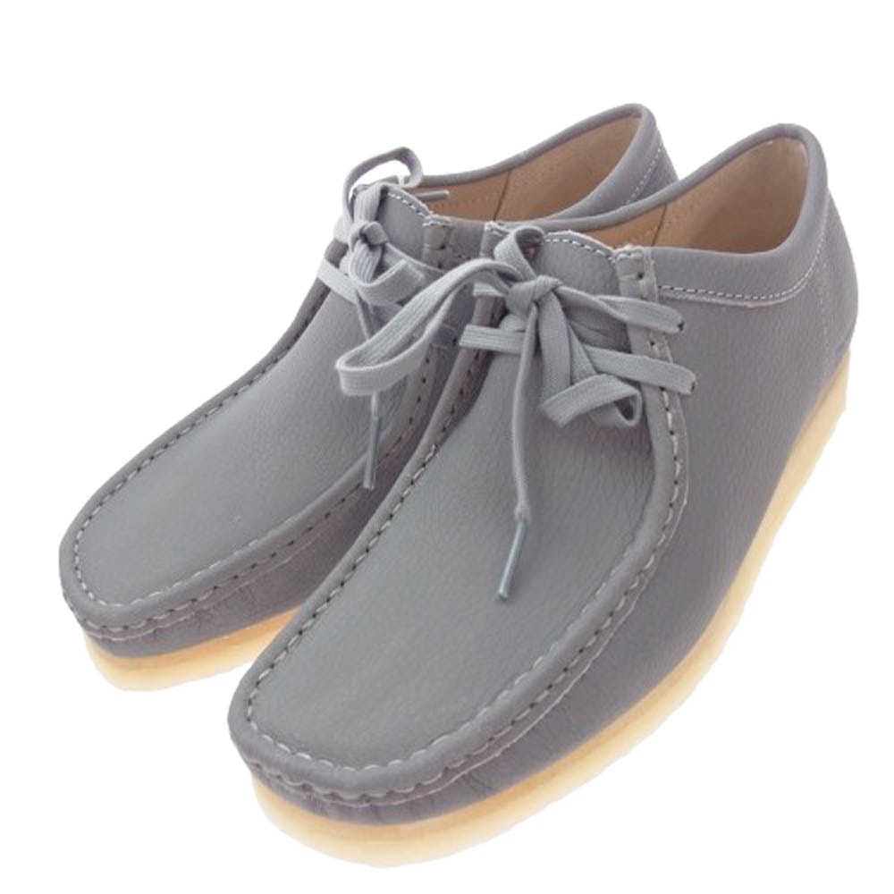Supreme シュプリーム スニーカー 25SS × Clarks クラークス Reflective Wallabee Silver リフレクティブ ワラビー シルバー シューズ グレー系 US8 /25.5cm【新古品】【未使用】【中古】