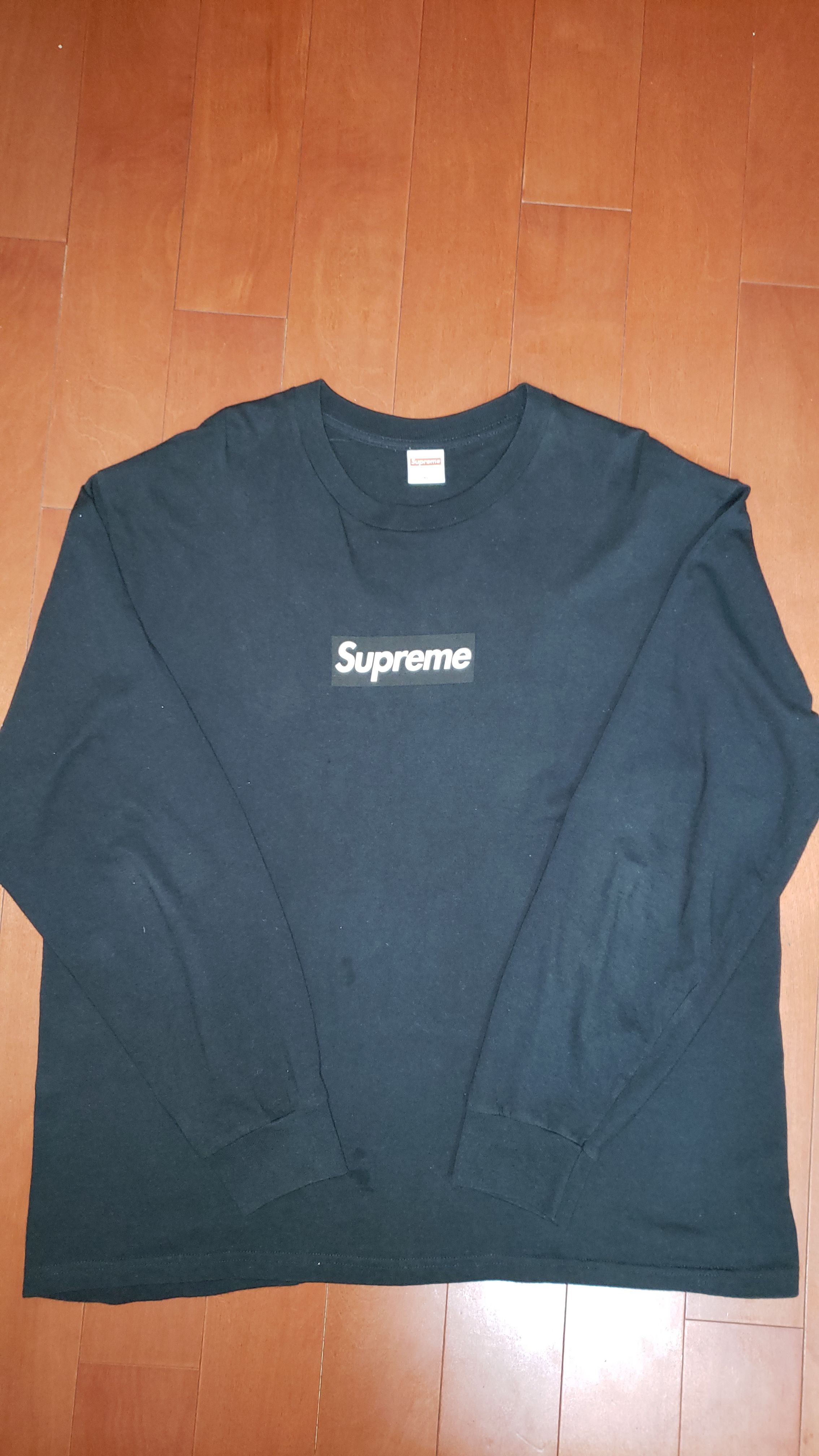 Supreme Box Logo L/S Tee "Black"