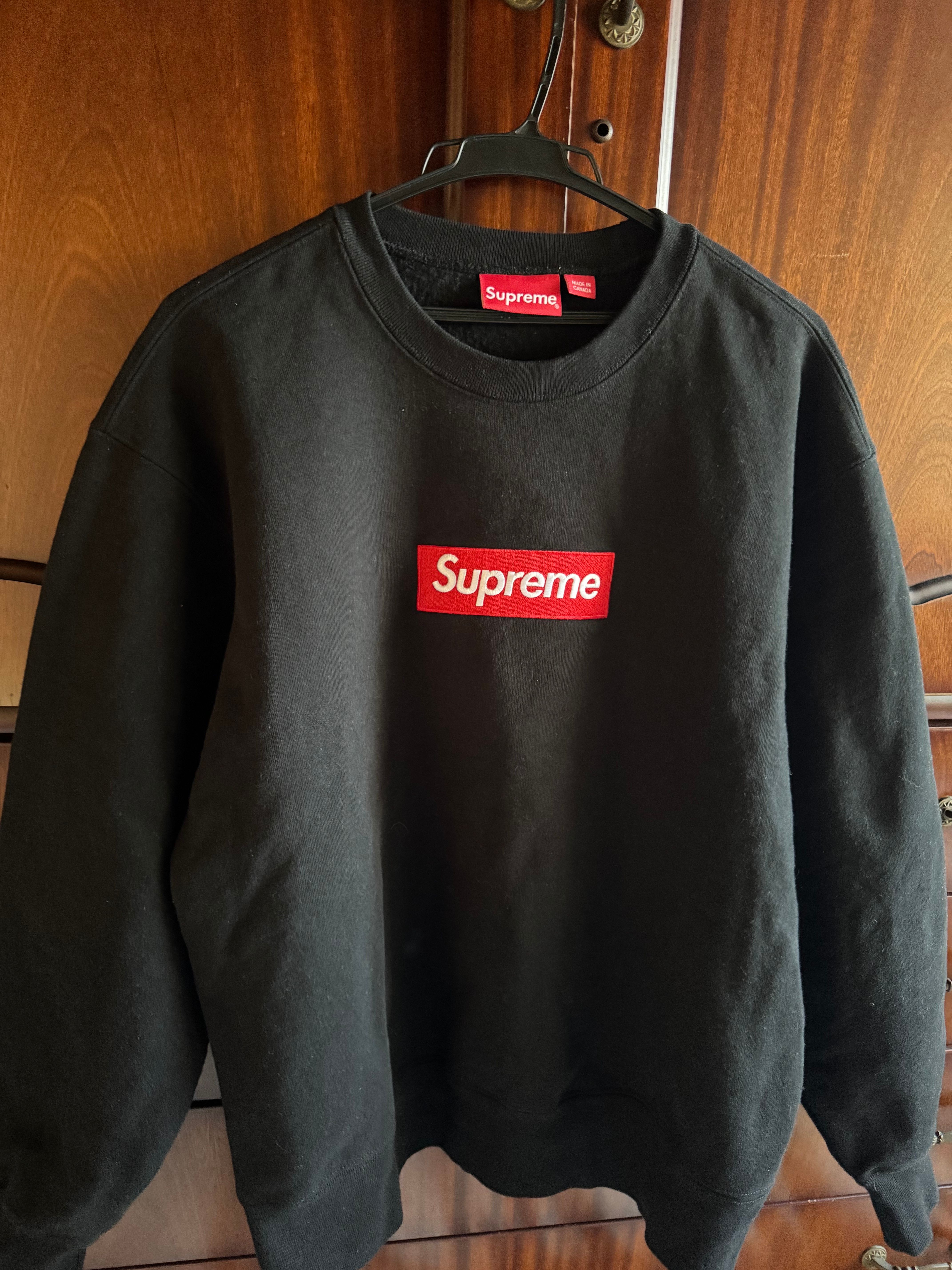 Supreme Box Logo Crewneck "Black" (22FW)