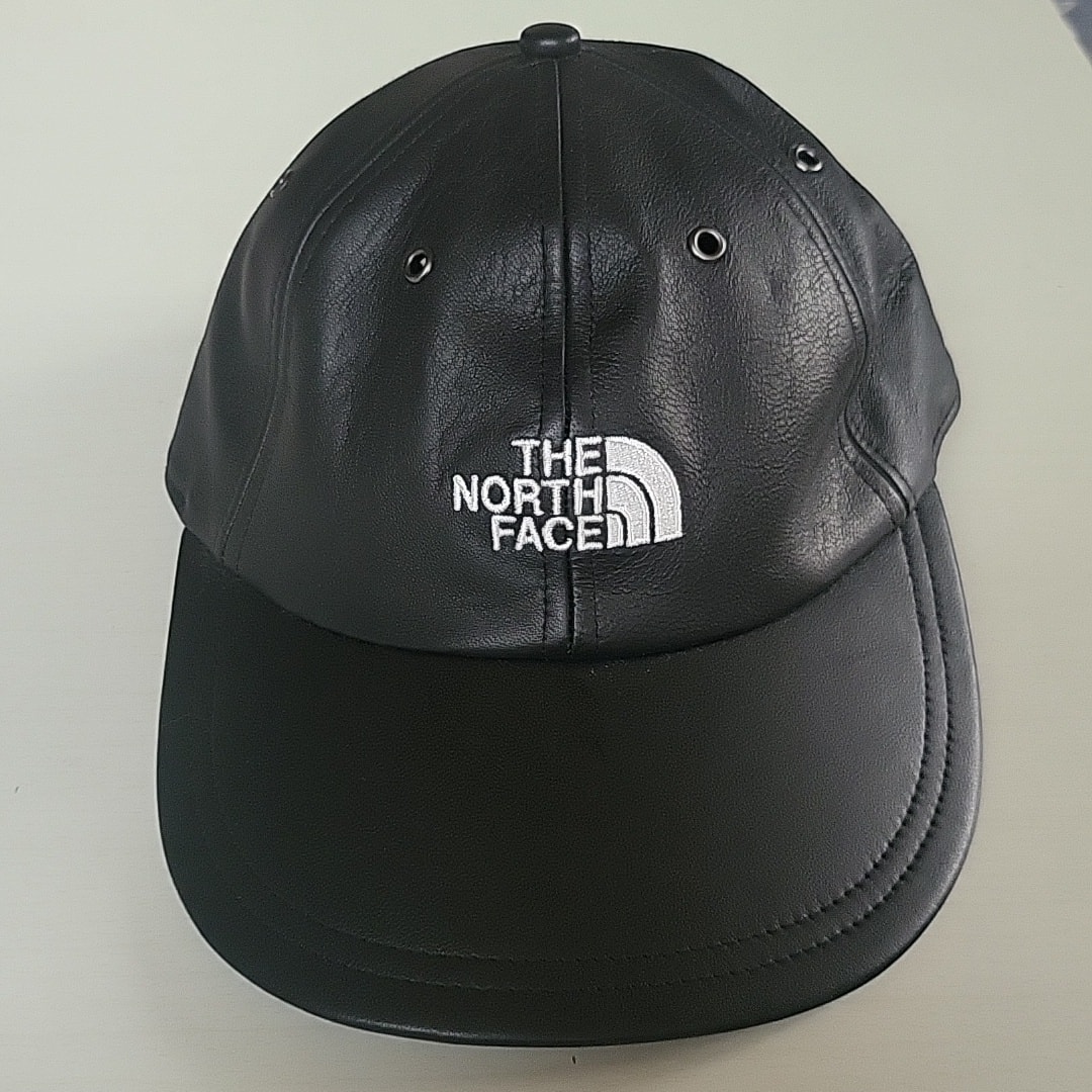 Supreme x The North Face Leather 6-Panel Hat "Black"