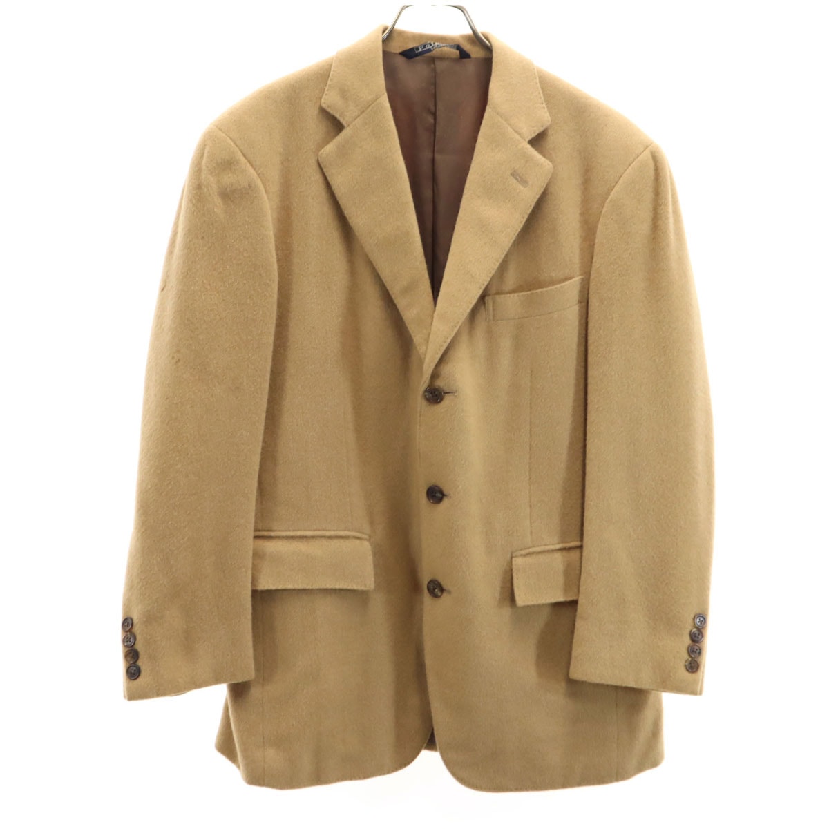 Polo by Ralph Lauren ポロバイラルフローレン 90s オールド フラノウール テーラードジャケット 92-80-170 ベージュ