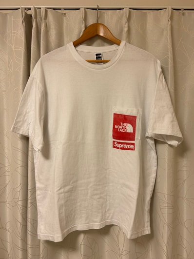Supreme x The North Face Printed Pocket Tee "White"
