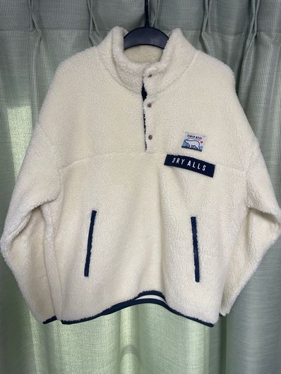 HUMAN MADE BOA FLEECE PULLOVER "White"